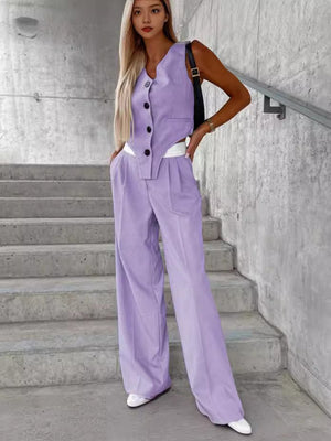 Vest Fashion Casual Suit Women's Suit Set - Negative Apparel