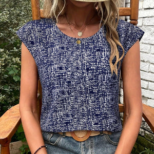 Waffle three - sleeved shirt jumper women's top - Negative Apparel