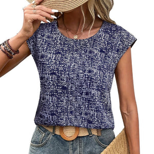 Waffle three - sleeved shirt jumper women's top - Negative Apparel