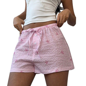Wind beach pants polyester wide - leg hot pants women - Negative Apparel