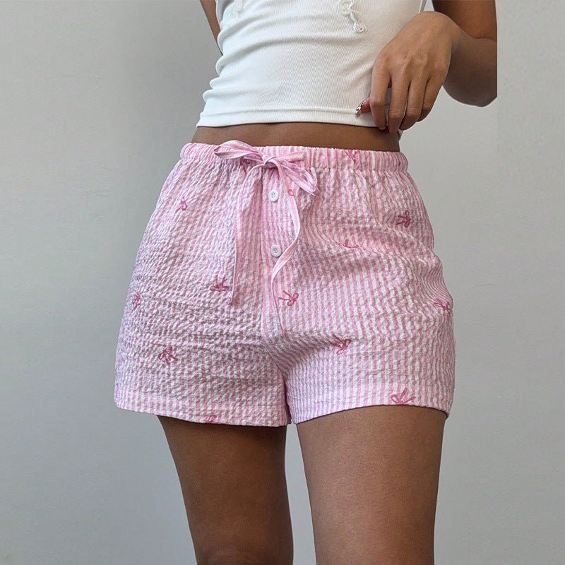 Wind beach pants polyester wide - leg hot pants women - Negative Apparel
