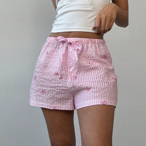 Wind beach pants polyester wide - leg hot pants women - Negative Apparel
