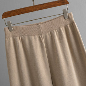 Winter new loose casual sweater pullover knitted sweater two - piece suit - Negative Apparel