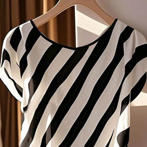 wish women's clothing 2025 summer an and n holiday style twill shirt with short sleeve top - Negative Apparel