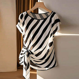 wish women's clothing 2025 summer an and n holiday style twill shirt with short sleeve top - Negative Apparel