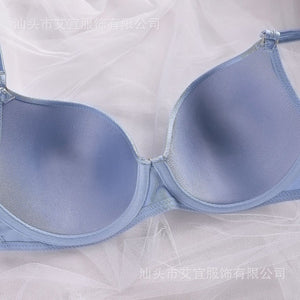 Women daily wear seamless underwear glossy satin set - Negative Apparel