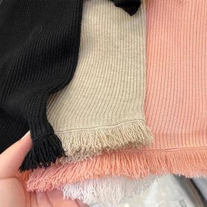 Women’s Bingshuang Silk Tassel T-Shirt – Sweet & Spicy Slim Fit Top - Negative Apparel