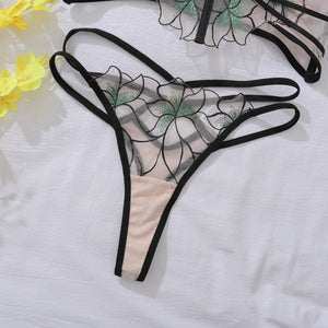 Women’s Black Skin Tone Lace Role - Playing Costume | Spring 2025 Three - Point Outfit - Negative Apparel