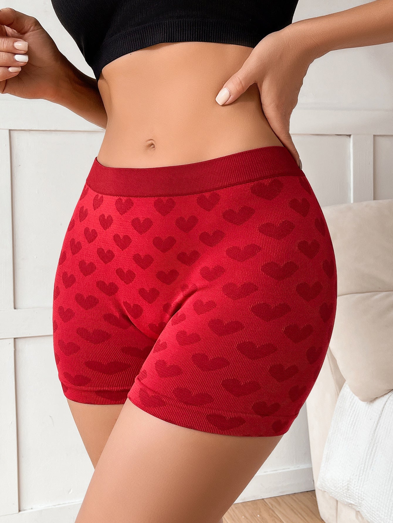 Women's boxer briefs high waist belly shaping seamless style comfortable women's boxer briefs - Negative Apparel