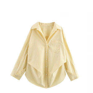 Women's Classic Loose Poplin Shirt - Negative Apparel