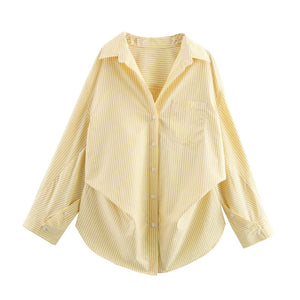 Women's Classic Loose Poplin Shirt - Negative Apparel
