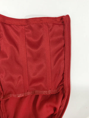 Women's evening dress banquet exclusive tube top pleated slim fishbone waist dress - Negative Apparel