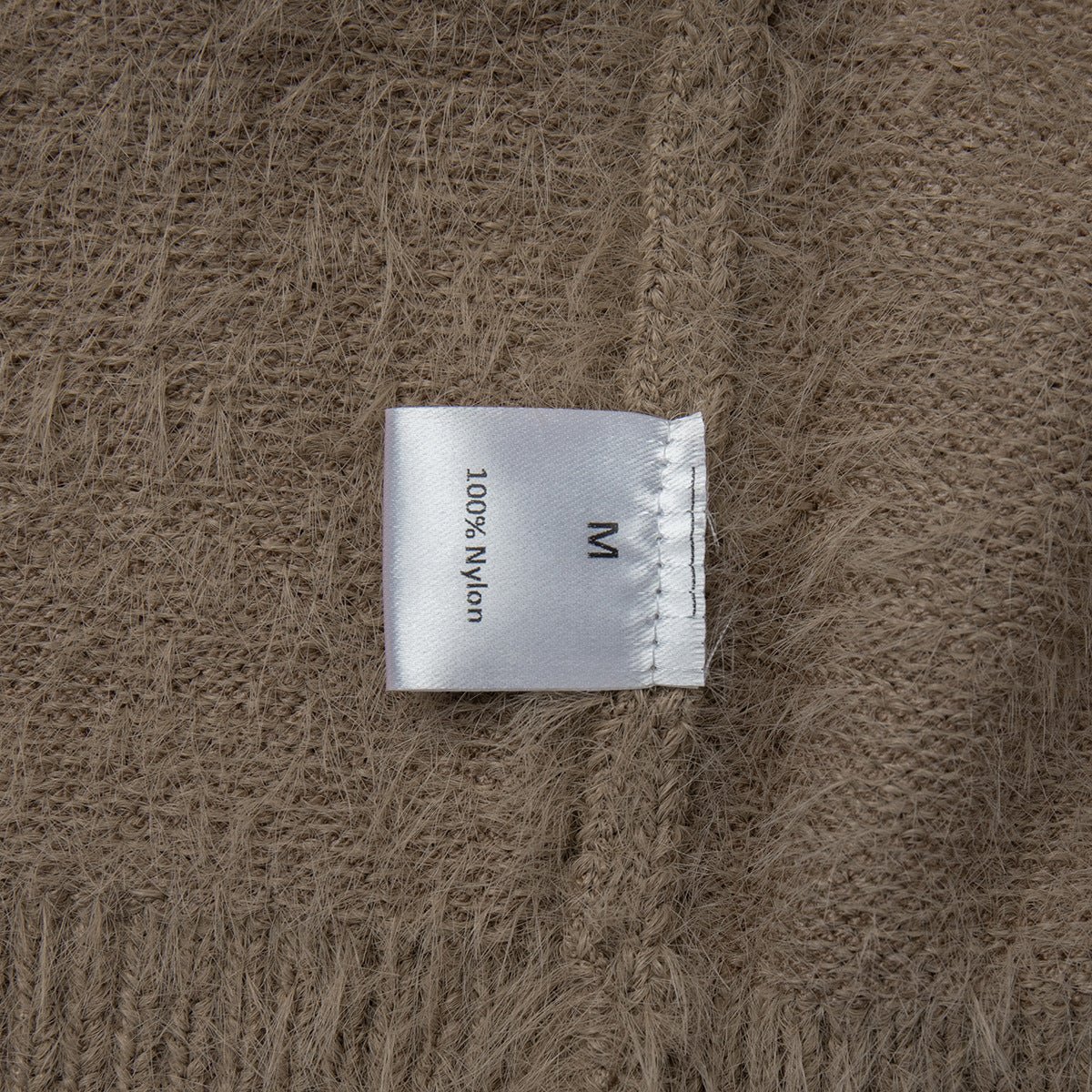 Women’s Gold Mink V - Neck Cardigan | Soft Nylon Retro Sweater | Loose Fit Button Front | Autumn 2023 Fashion - Negative Apparel