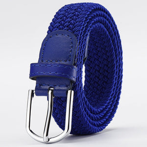 Women's Korean style fashion elastic elastic braided belt unisex student versatile decorative belt - Negative Apparel