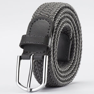 Women's Korean style fashion elastic elastic braided belt unisex student versatile decorative belt - Negative Apparel