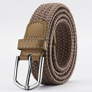 Women's Korean style fashion elastic elastic braided belt unisex student versatile decorative belt - Negative Apparel