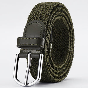 Women's Korean style fashion elastic elastic braided belt unisex student versatile decorative belt - Negative Apparel
