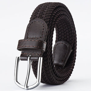 Women's Korean style fashion elastic elastic braided belt unisex student versatile decorative belt - Negative Apparel