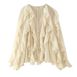 Women's Laminated Decorative Shirt - Negative Apparel