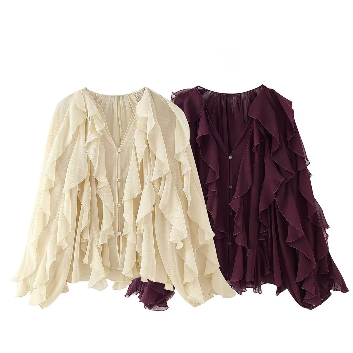 Women's Laminated Decorative Shirt - Negative Apparel