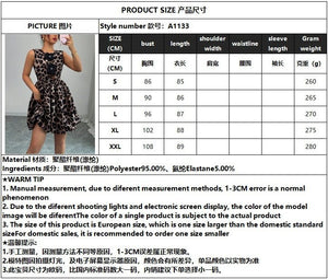 Women's leopard print three - dimensional flower decorative dress - Negative Apparel