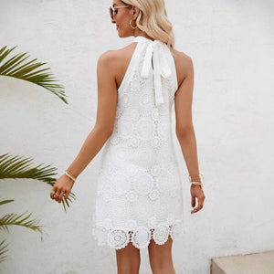 Women's neck lace skirt texture advanced sense - Negative Apparel