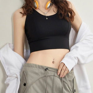 Women’s Nylon Mesh Pullover Top – High Elastic Short - Length Gauze Shirt for Spring 2025, Japanese & Korean Casual Style - Negative Apparel