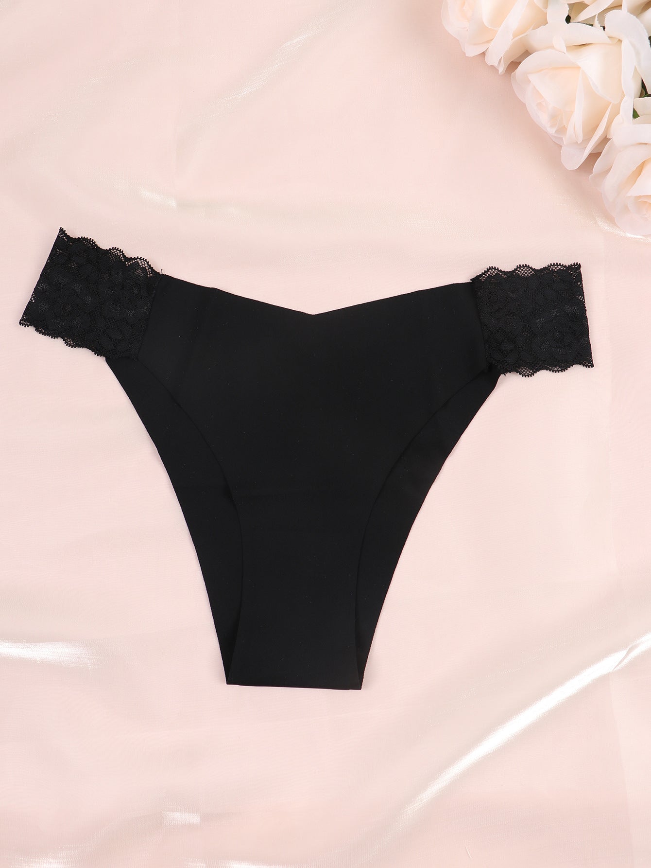 Women’s Seamless Ice Silk Panties – Mid - Waist, Breathable & Quick - Dry | Spring 2025 - Negative Apparel