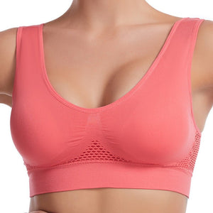 Women’s Seamless Sports Bra – Breathable, Shockproof, Moisture - Wicking, Full Cup, No Steel Ring - Negative Apparel