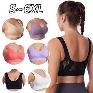 Women’s Seamless Sports Bra – Breathable, Shockproof, Moisture - Wicking, Full Cup, No Steel Ring - Negative Apparel