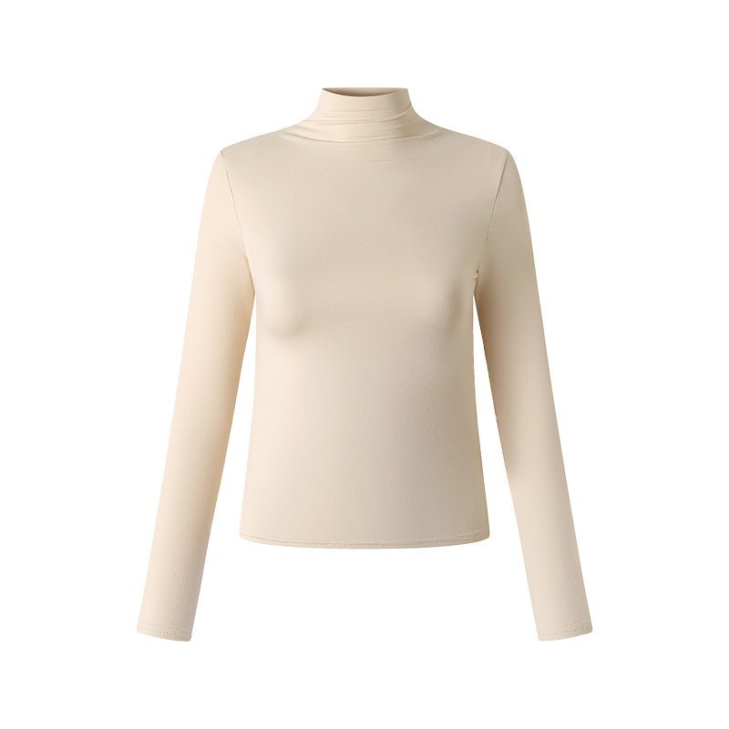 Women’s Semi - Turtleneck Mask Top – Slim Fit Warm Inner & Outer Wear - Negative Apparel
