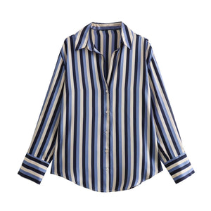 Women's Silk Satin Shirt - 20 Colors - Negative Apparel