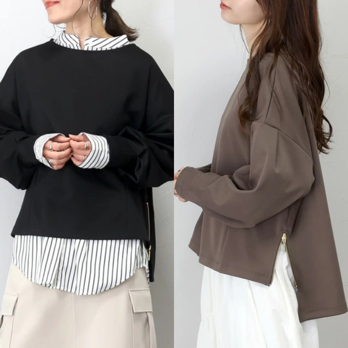 Women’s Slim Fit Pullover Sweater – Elegant Round Neck Knit Top | Commuter Urban Style (Autumn 2025 Collection) - Negative Apparel