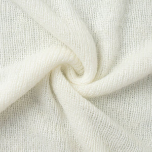 Women’s Solid Color Knit Skirt Set | Acrylic Long Skirt Two - Piece Outfit | Autumn 2025 - Negative Apparel