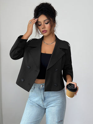 Women’s Solid Color Knitted Polo Collar Vest | Slim Fit Buttoned Cardigan – Autumn 2025 - Negative Apparel