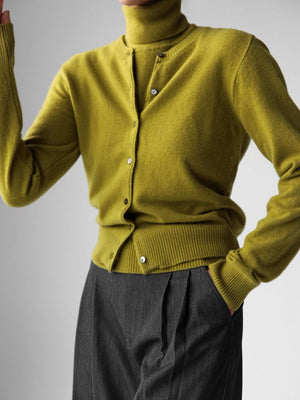 Women’s Solid Color Vest & Cardigan Set | 2 - Piece Knit Outfit | Autumn 2025 - Negative Apparel