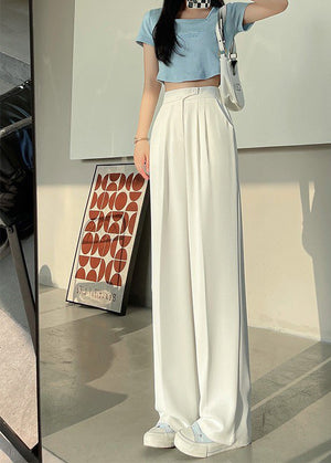 Women's Suit Draped Wide - leg pants pants - Negative Apparel