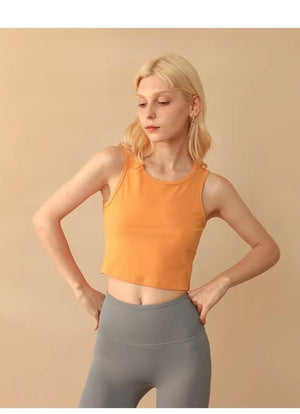 Women's summer cami bm style high waist slim fit short sleeveless bottoming female - Negative Apparel