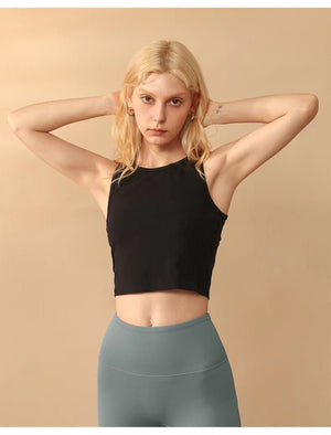 Women's summer cami bm style high waist slim fit short sleeveless bottoming female - Negative Apparel