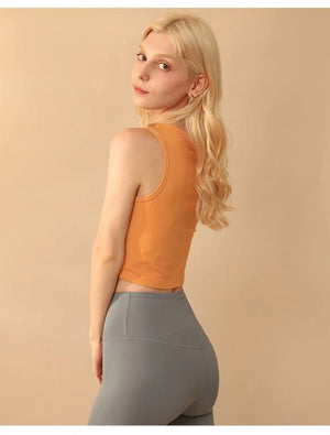 Women's summer cami bm style high waist slim fit short sleeveless bottoming female - Negative Apparel