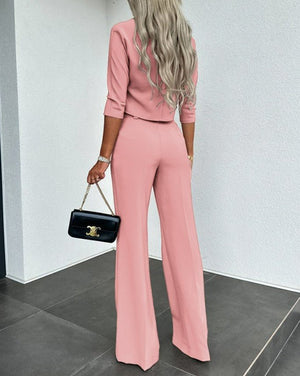 Women's Two - piece Suit Women's Formal Office Wear - Negative Apparel