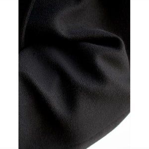 Women’s Wool - Blend Double - Breasted Coat – Medium - Long Loose Fit Jacket with Suit Collar | Elegant Urban Style - Negative Apparel