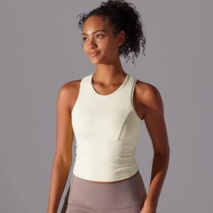 Zenith Ruched Tank | Elegant. Energetic. Elevated. - Negative Apparel