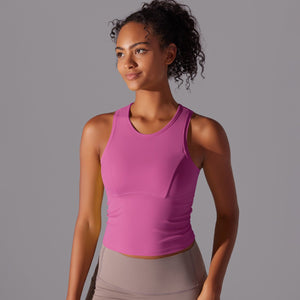Zenith Ruched Tank | Elegant. Energetic. Elevated. - Negative Apparel