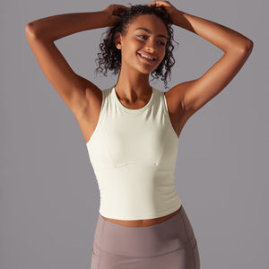 Zenith Ruched Tank | Elegant. Energetic. Elevated. - Negative Apparel