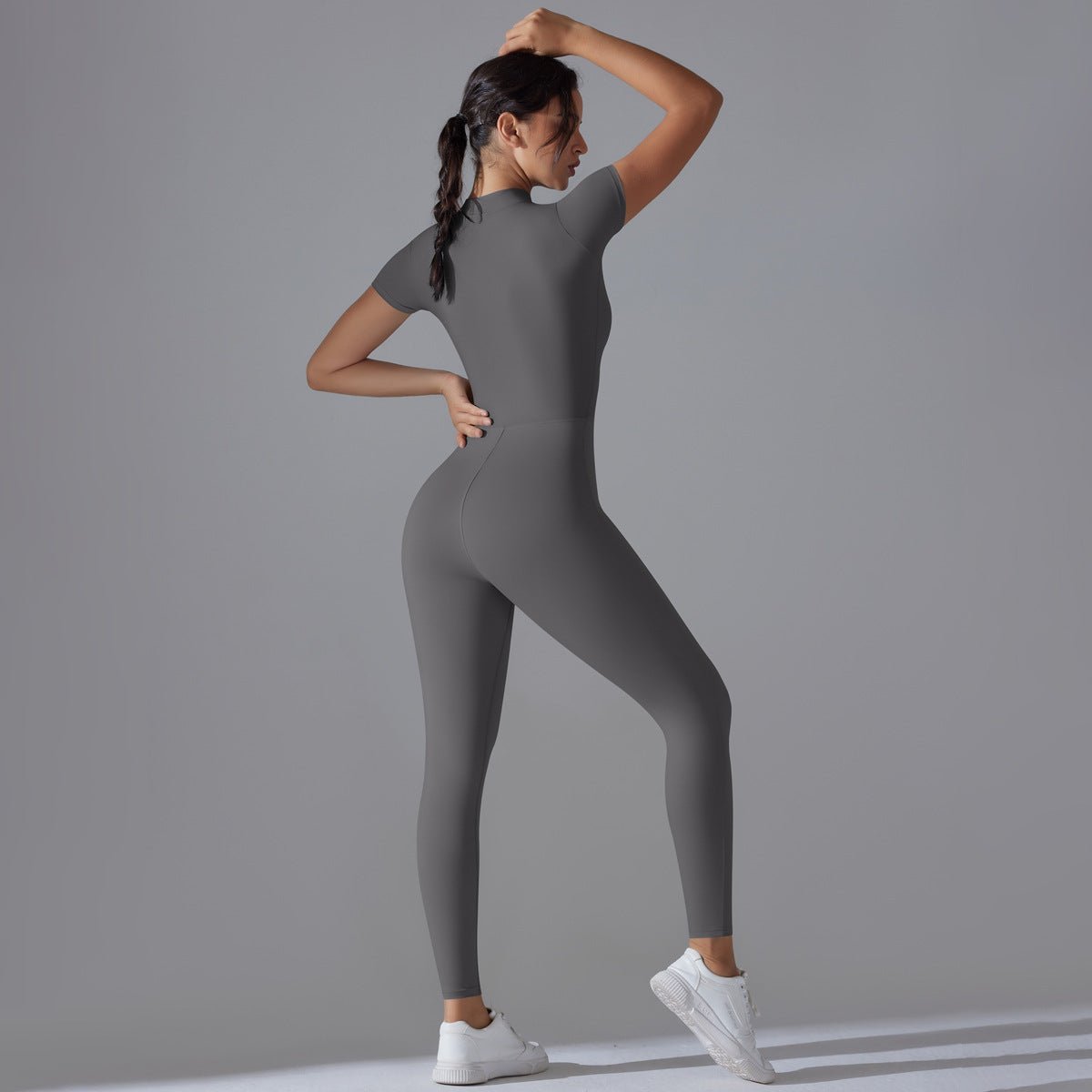 Zenith Zip Bodysuit | Sleek. Sculpted. Supreme. - Negative Apparel