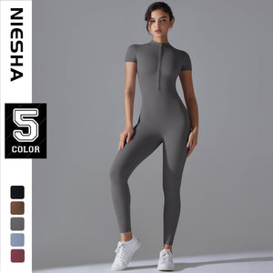 Zenith Zip Bodysuit | Sleek. Sculpted. Supreme. - Negative Apparel