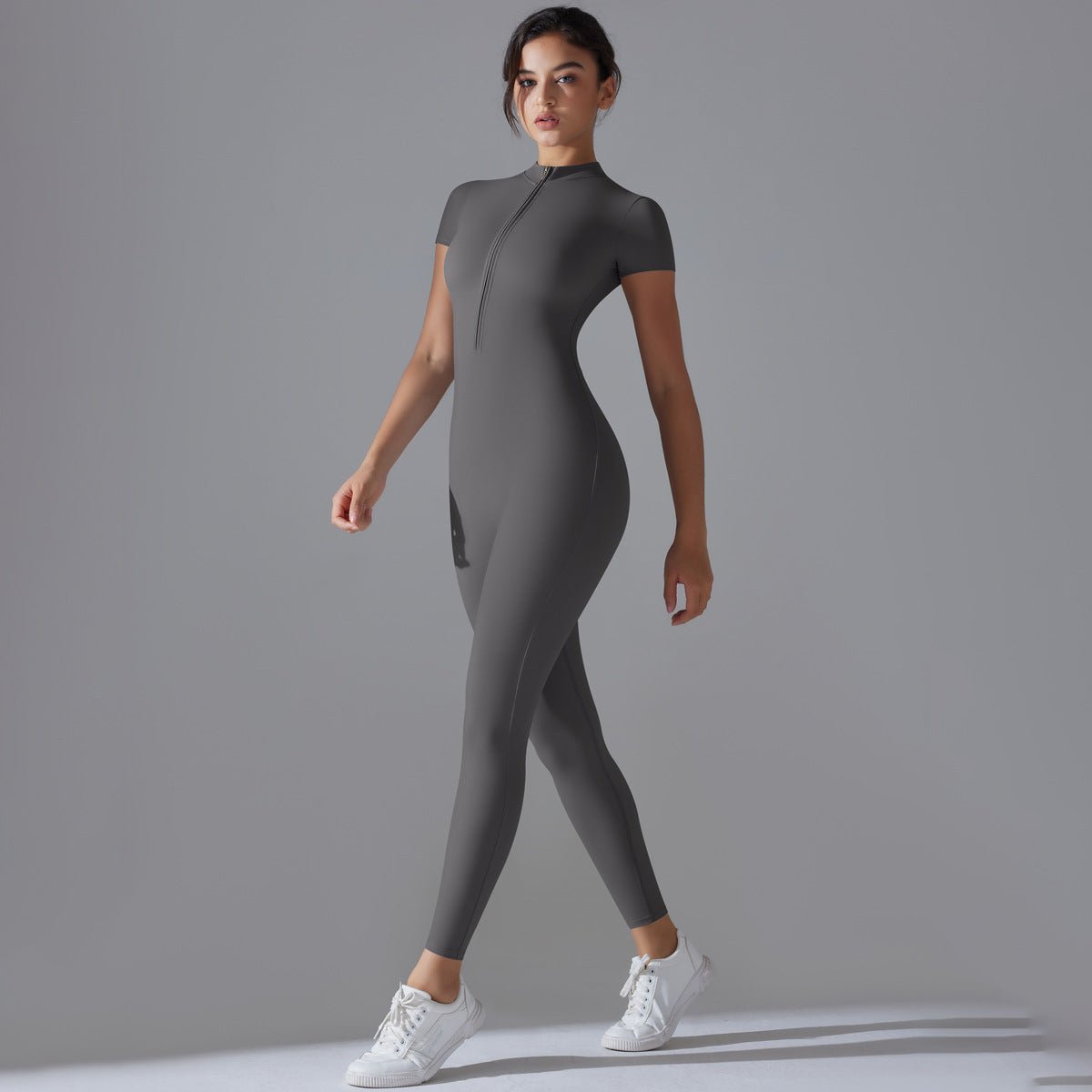 Zenith Zip Bodysuit | Sleek. Sculpted. Supreme. - Negative Apparel