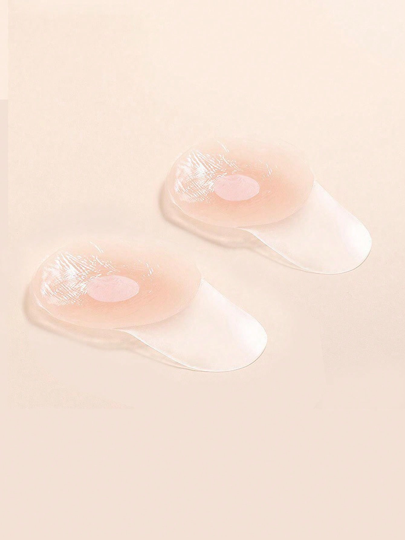 10cm Diameter Large Breast Specific Invisible Silicone Nipple Cover Anti Emptied & Gathered Breast Push Up Bra Pad For Plus Size Women - Negative Apparel