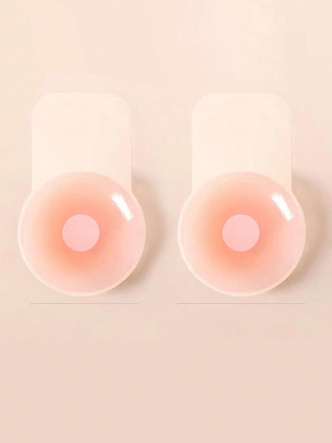 10cm Diameter Large Breast Specific Invisible Silicone Nipple Cover Anti Emptied & Gathered Breast Push Up Bra Pad For Plus Size Women - Negative Apparel